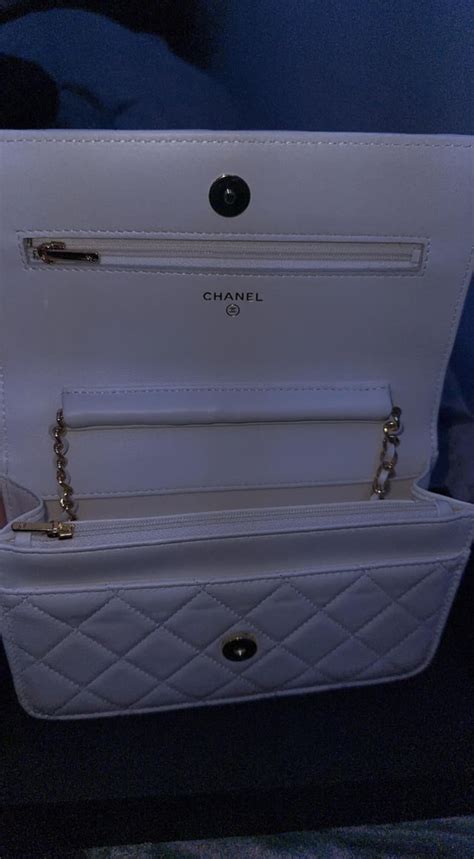 White quilted Chanel bag in hand : r/Pandabuy 